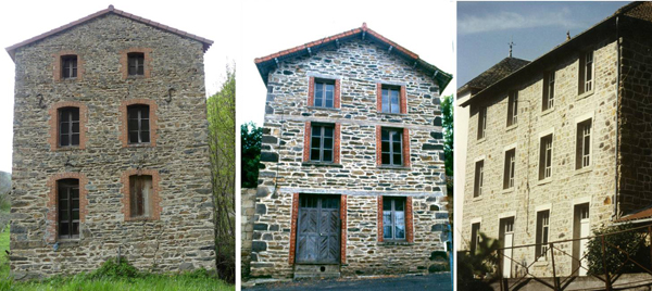 Les trois moulins hydrauliques sur le Sianne