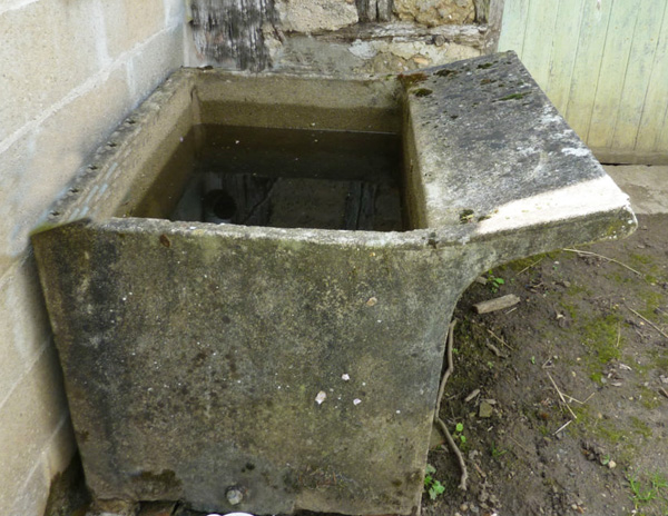 Les lavoirs en béton