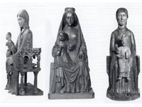 Les  Vierges en majesté 